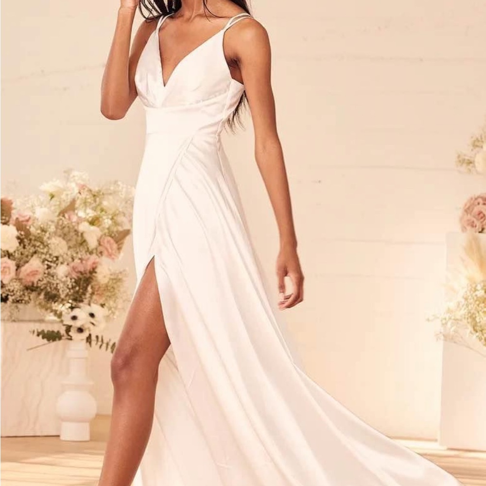 LULU Satin Dress